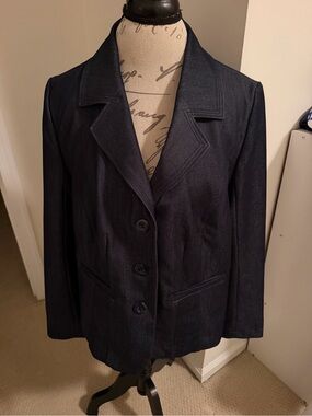 Classic Women's Navy Blazer Jacket